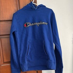 Champion Blue Hoodie